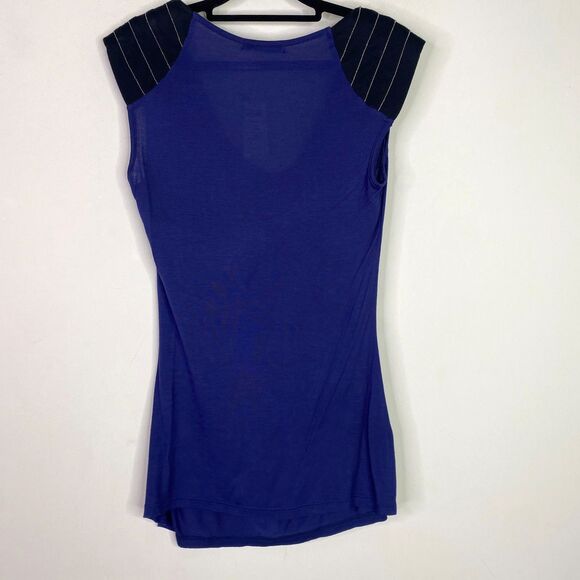 New Arden B Draped Scoop Neck Blouse Women's Size Small - Picture 6 of 7